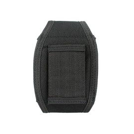 CTFRQC Handcuff Pouch,Tactical Nylon Covered Handcuff Hidden Cuff Case with Metal Pocket Clip snap Close and Key Holder, Black