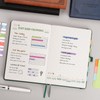 RETTACY Graph Paper Notebook, Thick A5 Grid Notebook, Leather Hardcover