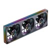 ​JONSBO ZA-360BR (Reverse) PC Case Fan,All(3)-in-One,Single Frame Unit with 3x120mm