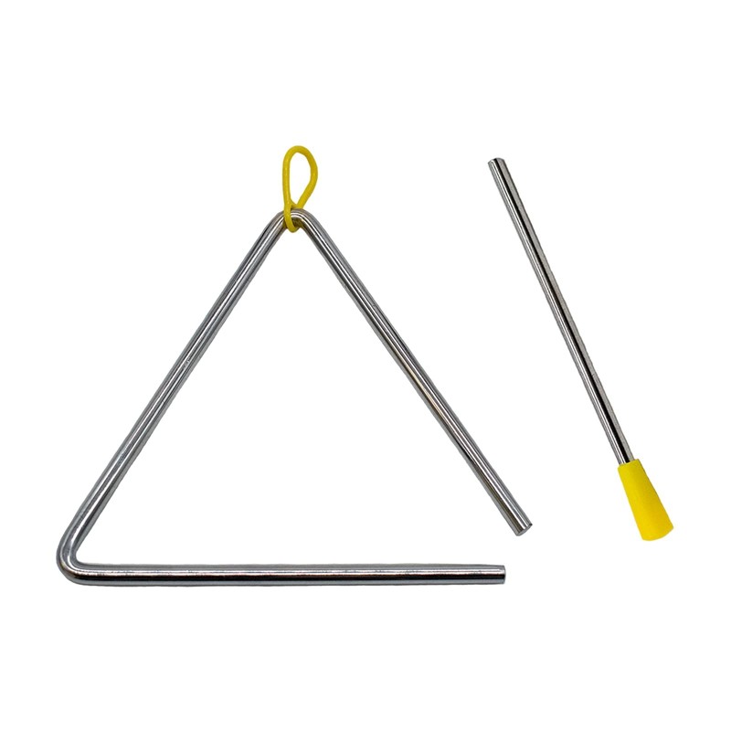 TRIXES 4 Inch Triangle Musical Instruments - Play with Percussion