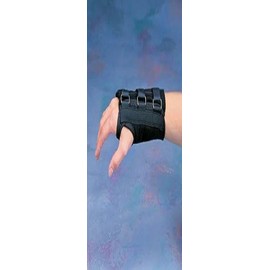 Rolyan D-Ring Wrist Brace, Regular Length, X-Small, Left, Beige, Wrist Splint for Stabilizing and Supporting, Carpal Tunnel Hand Brace, Thumb Support Brace with Three Hook and Loop Straps
