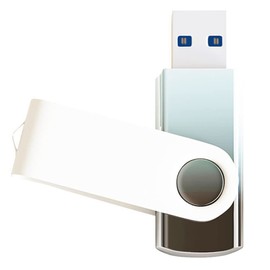 128GB USB 3.0 Flash Drives Black Silver Gradient Color USB Memory Stick Wholesale Bulk Swivel Design Thumb Drive for Data Storage (Black Silver)