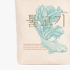 Eco Right - Bolsa de lona estética para mujer, cierre
