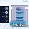 HaseMed 7 Day Pill Box - Weekly Dispenser with 7