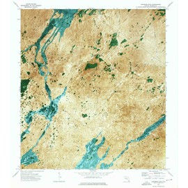 YellowMaps Lostmans Trail FL topo map, 1:24000 Scale, 7.5 X 7.5 Minute, Historical, 1972, Updated 1976, 26.7 x 24 in - Polypropylene