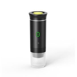 Automatic Espresso Maker – Dual Hot & Cold Brew – 20 BAR Pressure – Compact Portable Coffee Machine with Rapid Heating – Built-In Transparent Cup – Travel-Friendly Design