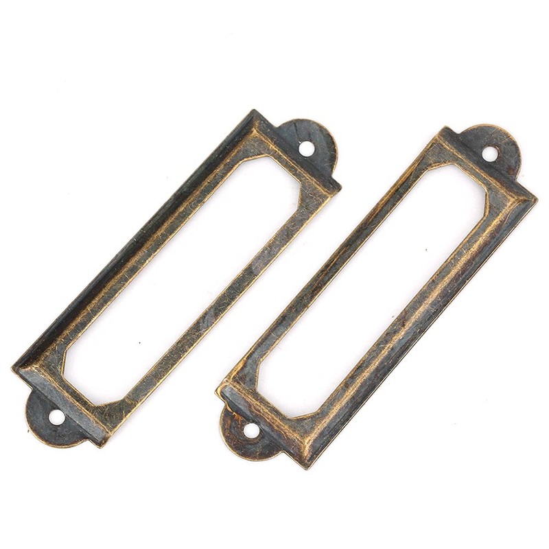 Metal Drawer Holder, 20 Pieces Drawer Brand Students, DIY Retro