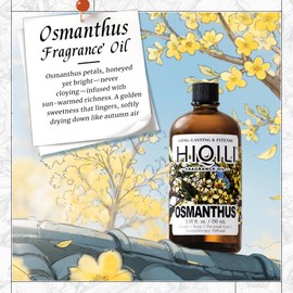 HIQILI Osmanthus Fragrance Oil, for Body Spray, Diffuser Use, Candle, Soap, and Women Perfume Making, Scented Essential Oil - 5.07 Fl Oz