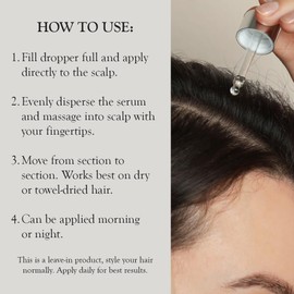 MEGI Wellness Growth Stimulating Hair Serum with Biotin, Anagain, Caffeine, and Capilia Longa | Promote Healthy Hair Growth | Natural Formula for Men and Women