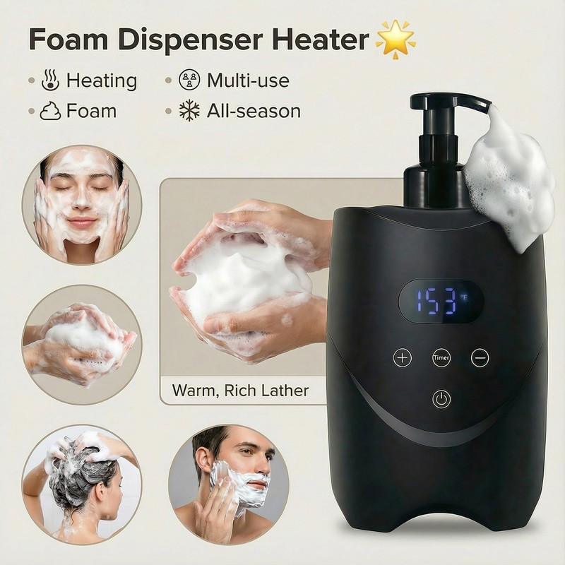 Professional Hot Lather Machine for Shaving, Smart Shaving Cream Warmer