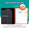H4D 12 Pocket Poly Project Organizer, Spiral Multi Pocket Folder