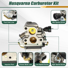 Priprilod Carburetor Kit Fit For Husqvarna 135 135E 140 140E 435 435E 440 440E Fit For Zama C1T-EL41 Fit For Chainsaw Jonsered CS2240 CS2240S CS410#506450501 358381800