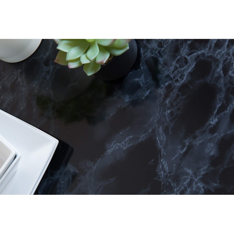 d-c-fix 346-8027 Decorative Self-Adhesive Film, Marble Black, 26" x 78"