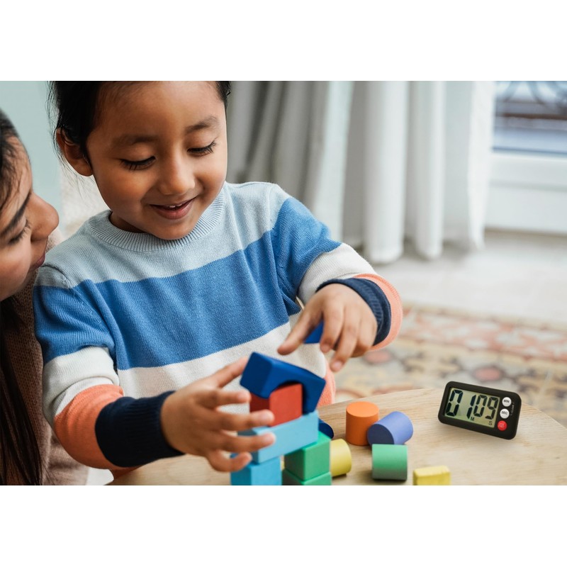 Teacher Created Resources Black Magnetic Digital Classroom Timer (TCR21041)