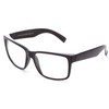 IG Unisex Retro Plain Clear Lens Fashion Glasses in Matte