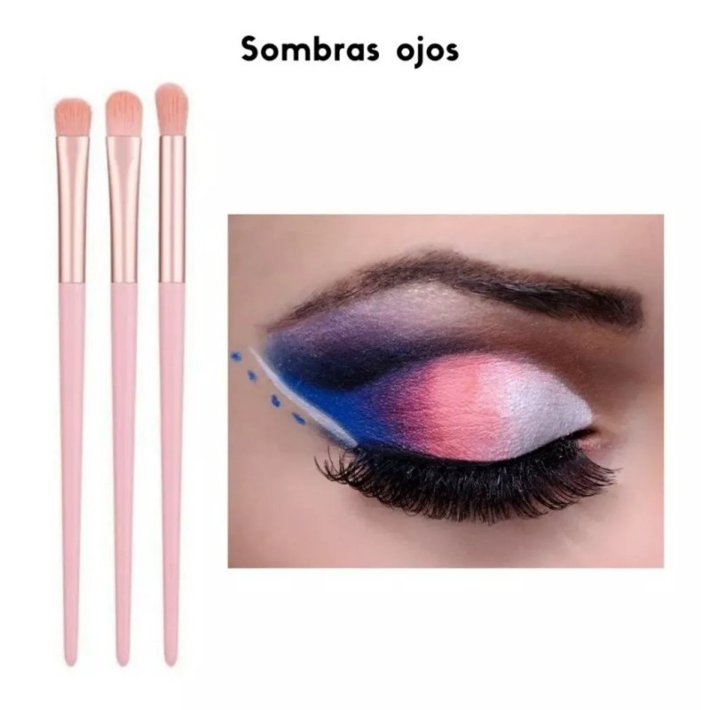 Divina Creacion Set De 10 Brochas Maquillaje Profesional Regalo Belleza