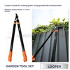iGarden 3 Piece Combo Garden Tool Set with Lopper, Hedge