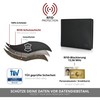 Men's Leather Wallet, Black, - TÜV Tested, RFID Protection I