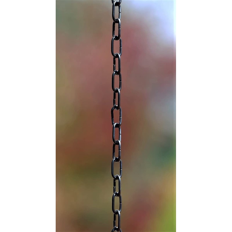 Monarch Rain Chains Aluminum Traditional Link Rain Chain, 8.5 ft