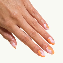 Chillhouse Chillhouse Chill Tips Signatures Press On Nails Kit, Babs on the Beach - 24 Nail Shapes & Sizes, Dual-Sided Buffer & File, Cuticle Stick & Glue - Long-Lasting Nail Art Manicures