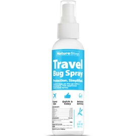 NatureStop Travel Bug Spray, DEET-Free Insect Repellent for Outdoor & On-The-Go Use, 3 oz (90mL)