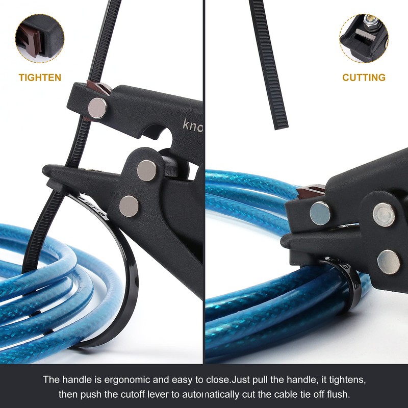 Knoweasy Zip Tie Tool and Tensioning and Cutting Tool for