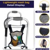 Aliseniors Walker Side Bag, Lightweight Folding Walkers Accessories Pouch, Side