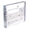 DARYTS Periodic Table Made of Acrylic with Real Elements, Periodic