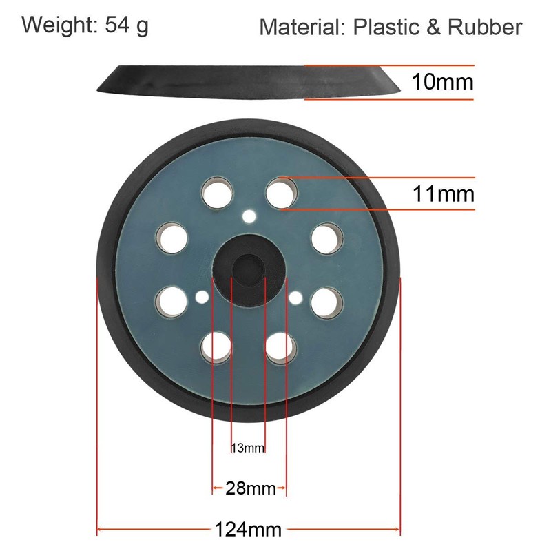 5 Inch Replacement Pad for Dewalt Sanders DW4388,DW423,D26451,D26453 Random Orbit