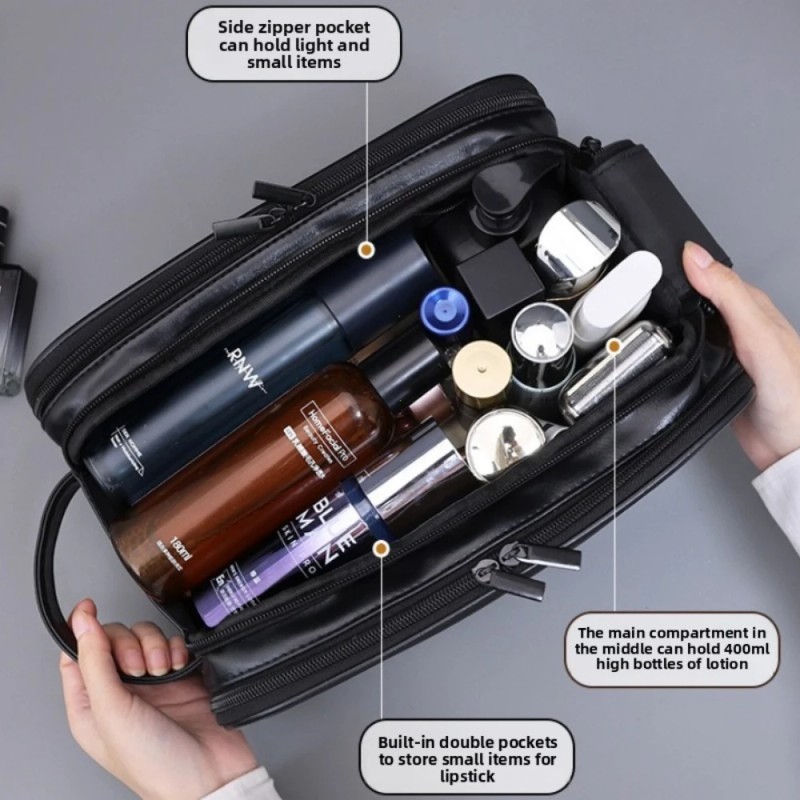 Multifunction Cosmetic Bag – Large Makeup Organizer Pouch, Travel Toiletry