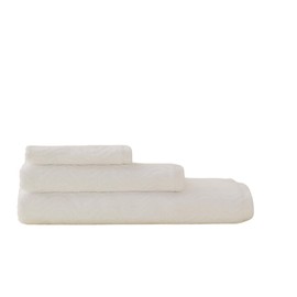 Maisonette Organic 100% Cotton Wash Cloths (30 x 50 cm, Pack of 6) - Face, Hand White Towels for Bathroom & Small Guest Towels