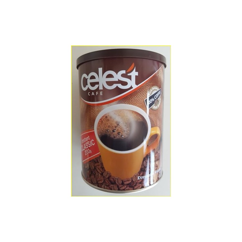Instant Coffee Hot / Cold Cyprus Greek Frappe CELEST with