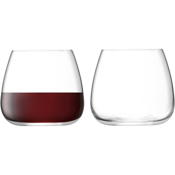 LSA International Culture Stemless Wine Glass, One Size, Clear