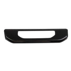 Korlot Carbon Fiber Style Center Console USB Panel Cover Trim Accessories for 2025 KIA Carnival