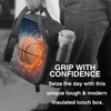 PAUSEBOLL Basketball Lunch Box for Boys Insulated Durable Lunch Box