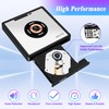NOLYTH External CD Drive for Laptop: with 15W Wireless Charger