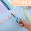ElevateTech 10pcs Binding Combs Spiral Binding Coils Plastic Journal Spiral