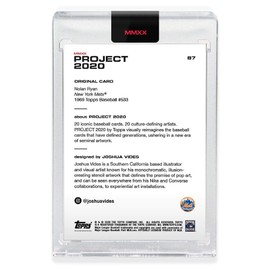 Topps Project 2020 Baseball Card #87 1969 Nolan Ryan by Joshua Vides