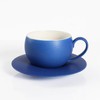 BEOZINZ Ceramic Coffee Cup with Saucer 8.8 Oz Cafe Cup