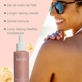 Sunless Tanning Drops,2025 Upgrade Dolce Tan Love Drop,Enhancing Your Natural Skin Tone,Tanning Drops U Drink Sun-Kissed Glow,Medium Skin Tone,Sun-Kissed Bronzing,Drop Form