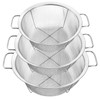 Dicunoy Set of 3 Strainers and Colanders, Stainless Steel Mesh