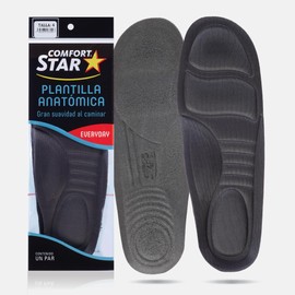 Plantillas Anatómicas Everyday - Máxima Comodidad con Espuma de Poliuretano de Alta Densidad, Soporte en Talón, Arco y Metatarso, Transpirables y Ligeras, Tallas 26-28