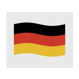 2 x 'Waving German Flag' Microfibre Lens/Glasses Cleaning Cloths (LC00024908)