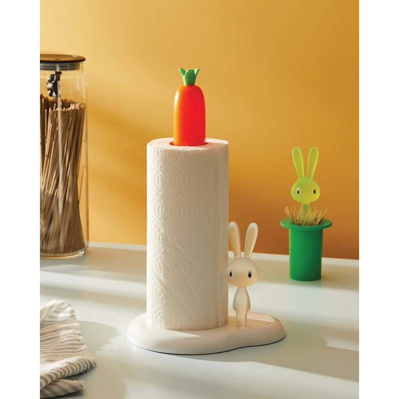 Alessi Bunny and Carrot ASG42 W - Design Kitchen Roll