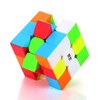 QiYi Stickerless Magic Cube 3x3 3 Dimensional Puzzle, World Standard