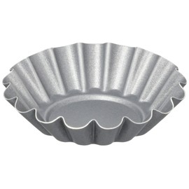 Tiger Crown 5321 Tart Shape, Gray, 3.2 x 0.8 inches (82 x 20 mm), Al☘ Tart Flower 1, Aluminum, 2 Coats of Fluorine