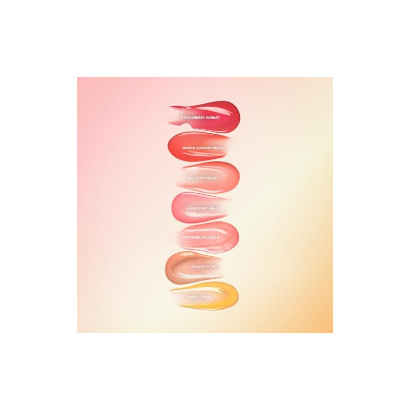 Gisou Aceite Labial Hidratante con Infusión de Miel, Bee-llini Peach