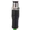 M12 to RJ45 Patch Cord 4Pin Networking Cable for Industrial