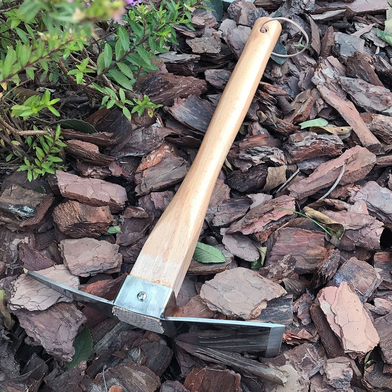 Pick Axe Simple Practical Fine Workmanship Stainless Steel Wood Material