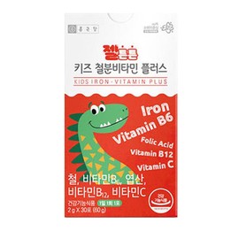 Chong Kun Dang Children's Kids' Iron Supplement, Child Growth Powder, 30 sachets, 1 box / 종근당 어린이 키즈 철분 철분제 아이 성장기 분말 가루 30포 1박스